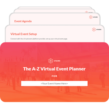 Preview of the virtual event planner 